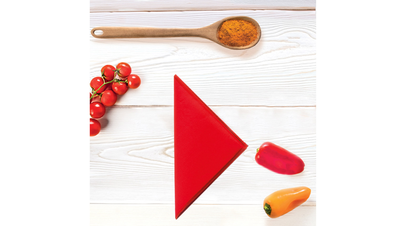 Serviette Airwave rosso