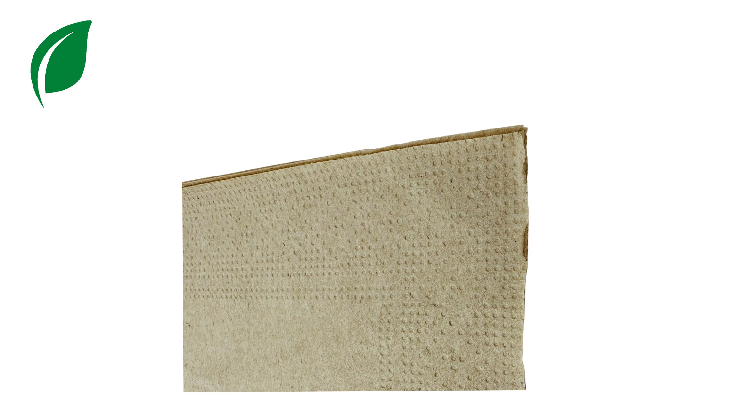 Cocktailserviette recycling, 2-lagig, 24 x 24 cm, braun