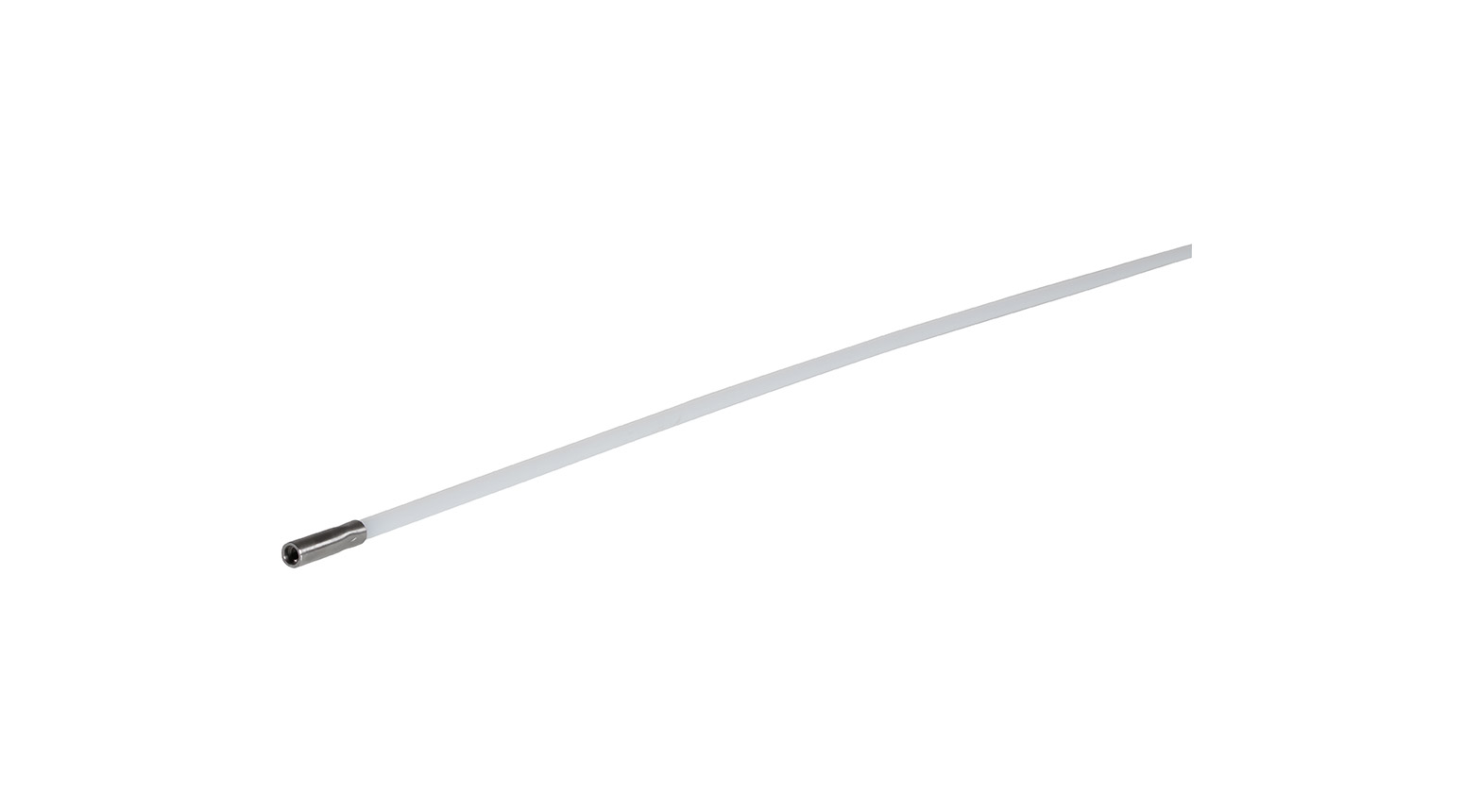 VIKAN Flexibler Stiel, Nylon, 1505 mm, Ø 6 mm, weiss
