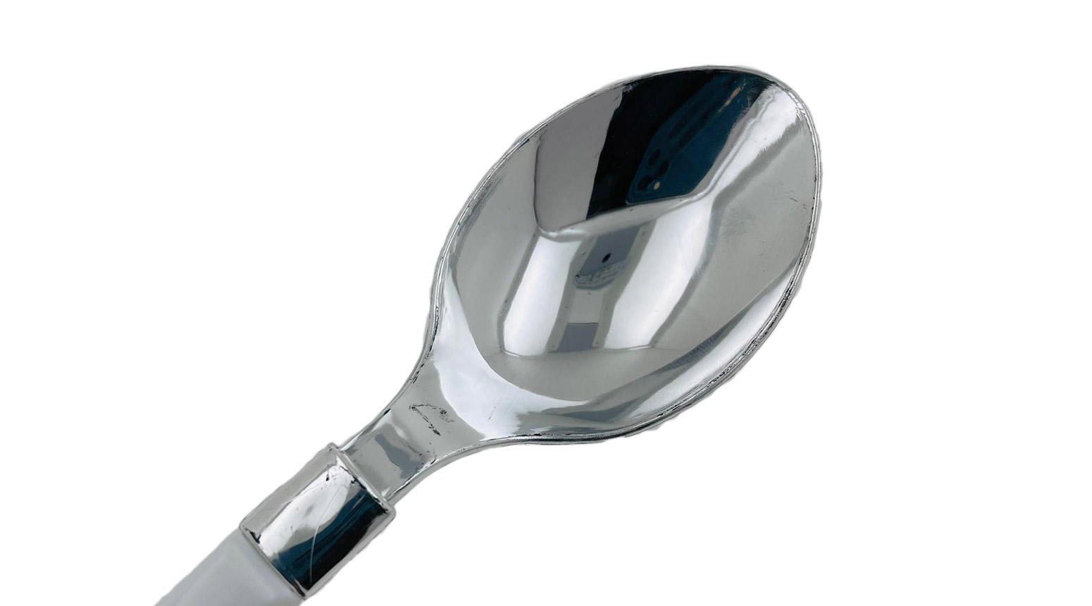 Löffel "Country", 170 mm, PS, silber/weiss