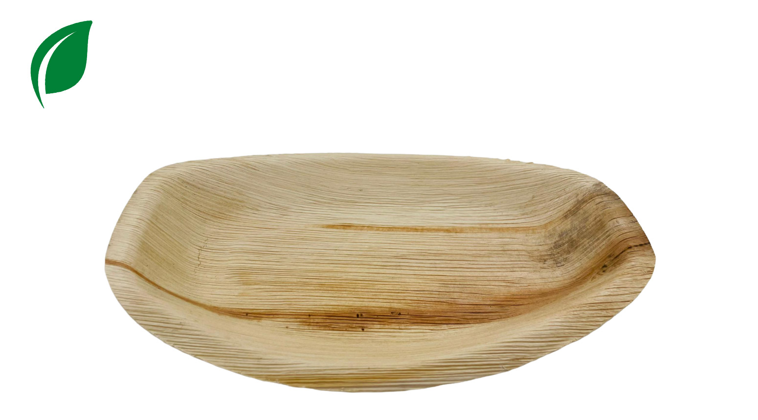 Palmblatt Platte oval 290 x 195 x 25 mm