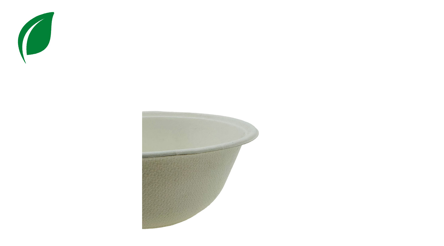 Schale ÖKO-LINE rund 250 ml, Ø 115 mm, H: 44 mm, Pflanzenfasern, weiss, kl.M.