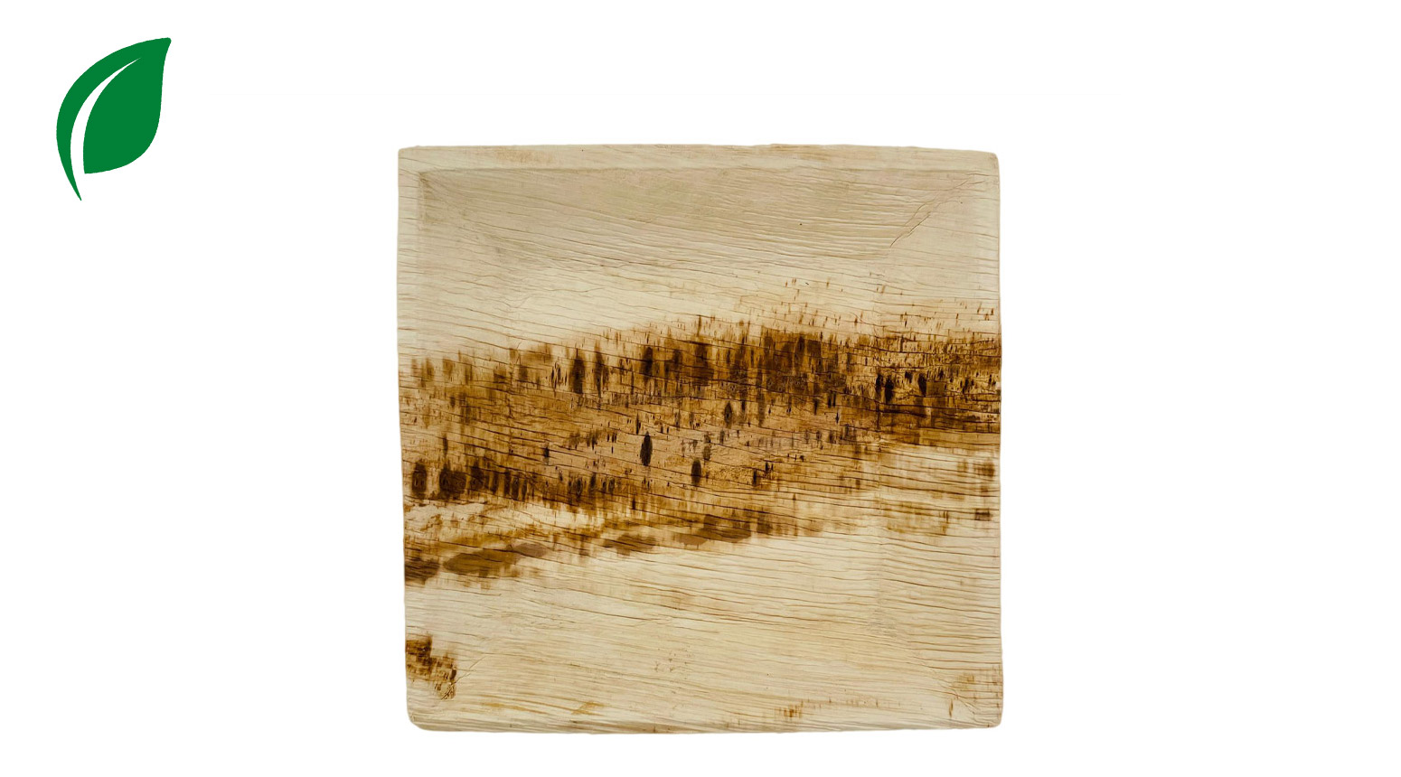 Palmblatt Teller, quadratisch, 180 x 180 x 25 mm