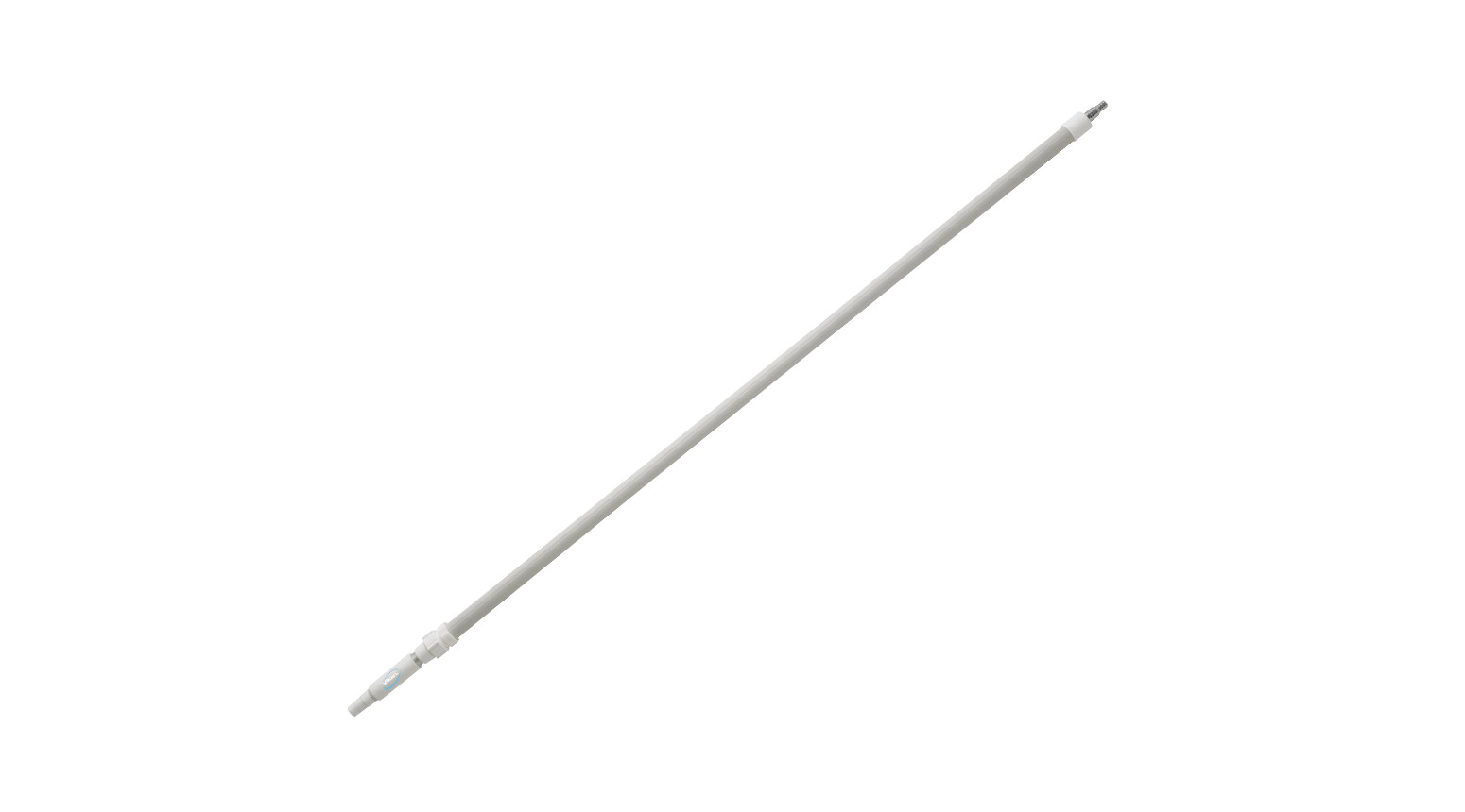 VIKAN Ergo. Teleskopstiel mit Wasserdurchlauf, 1615 - 2780 mm, weiss