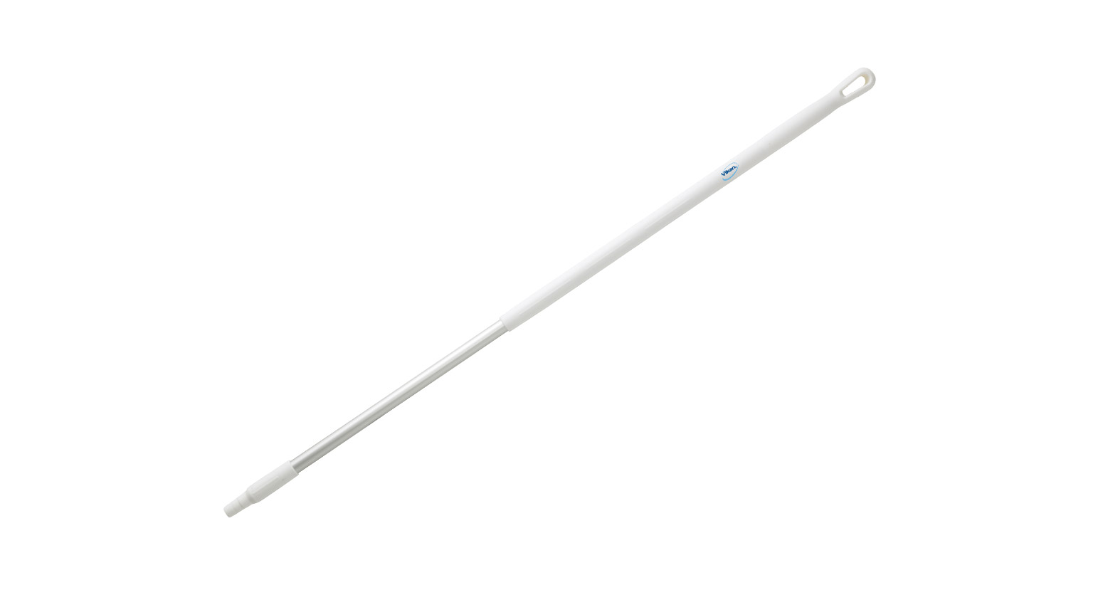 VIKAN Ergonomischer Aluminiumstiel, 1310 mm, Ø 31 mm, weiss