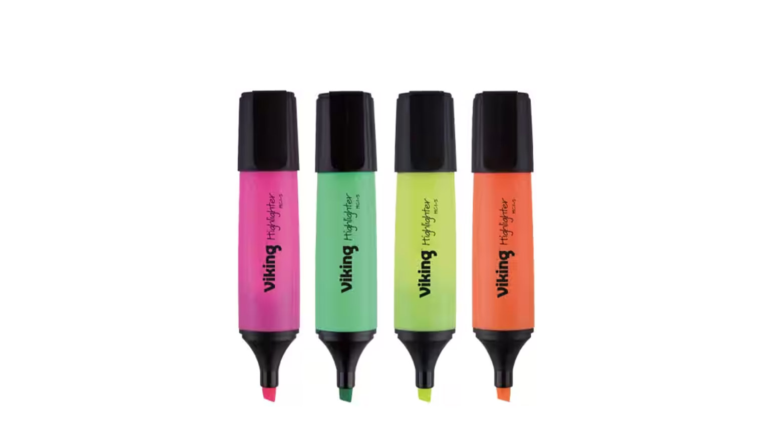 Niceday Leuchtstifte HC1-5 assortiert,Gelb, Orange, Pink, Grün