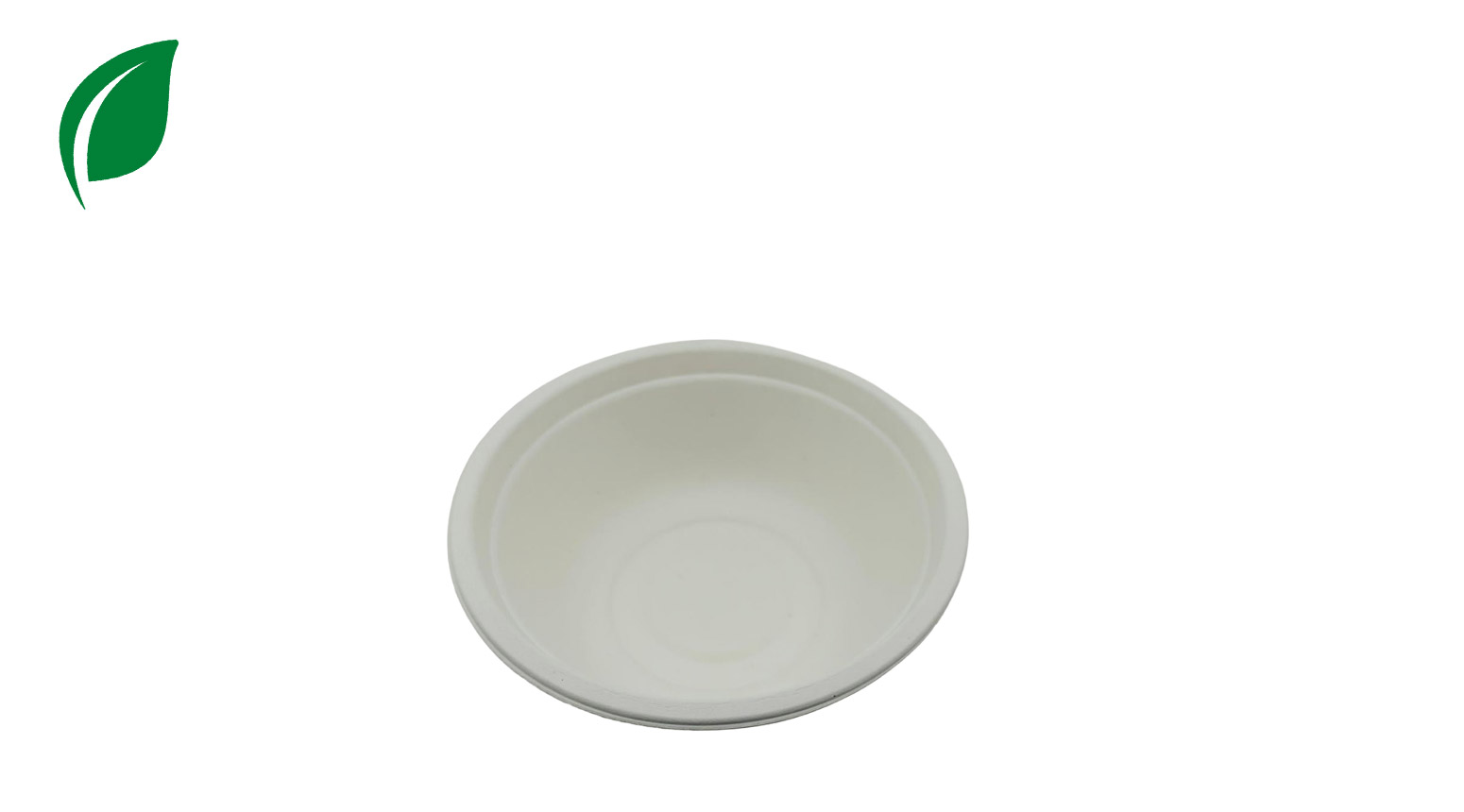 Schale ÖKO-LINE rund 570 ml, Ø 155 mm, H: 55 mm, Pflanzenfasern, weiss