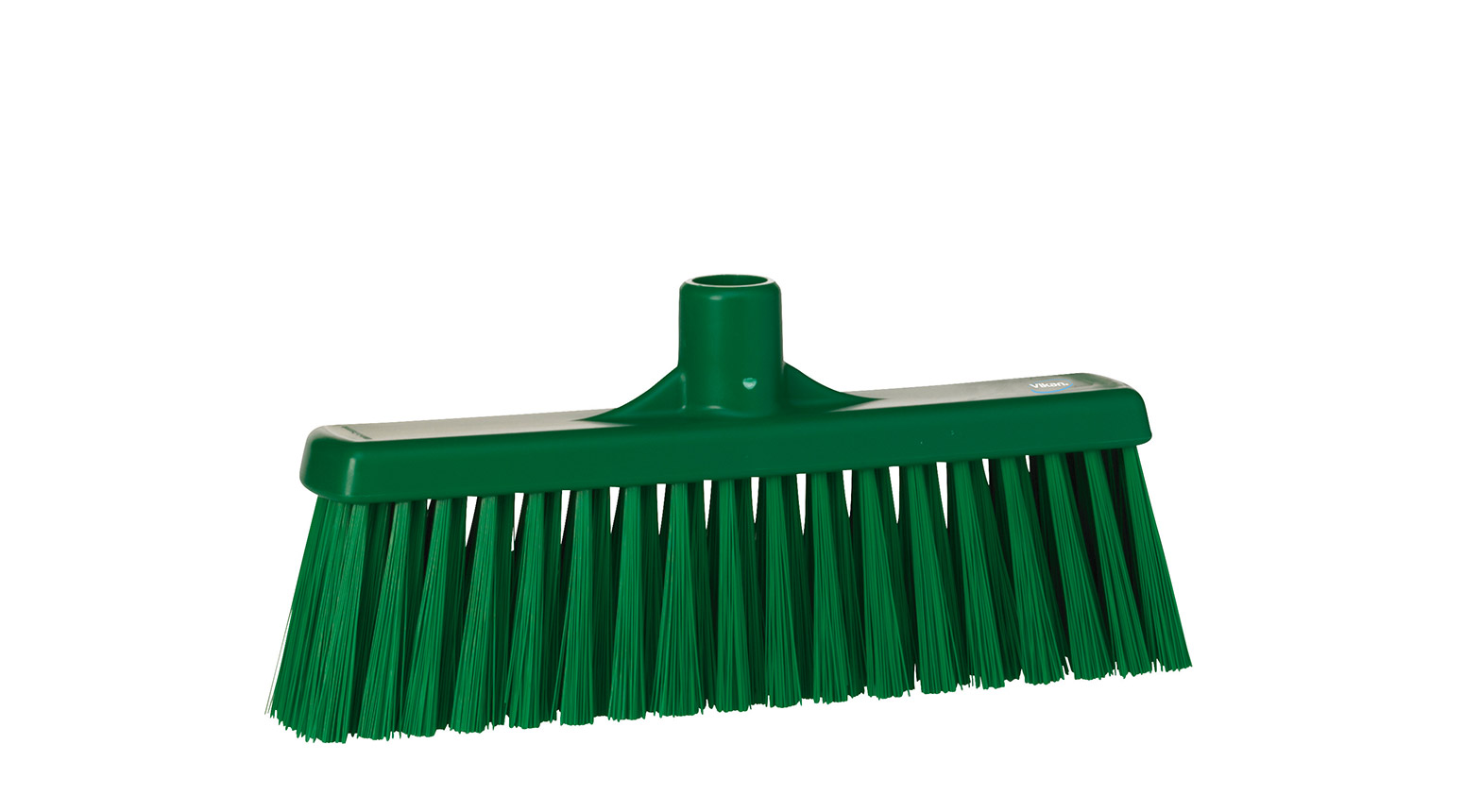 VIKAN Kehrbesen mit Rechtsgewinde, medium, 310 mm, grün