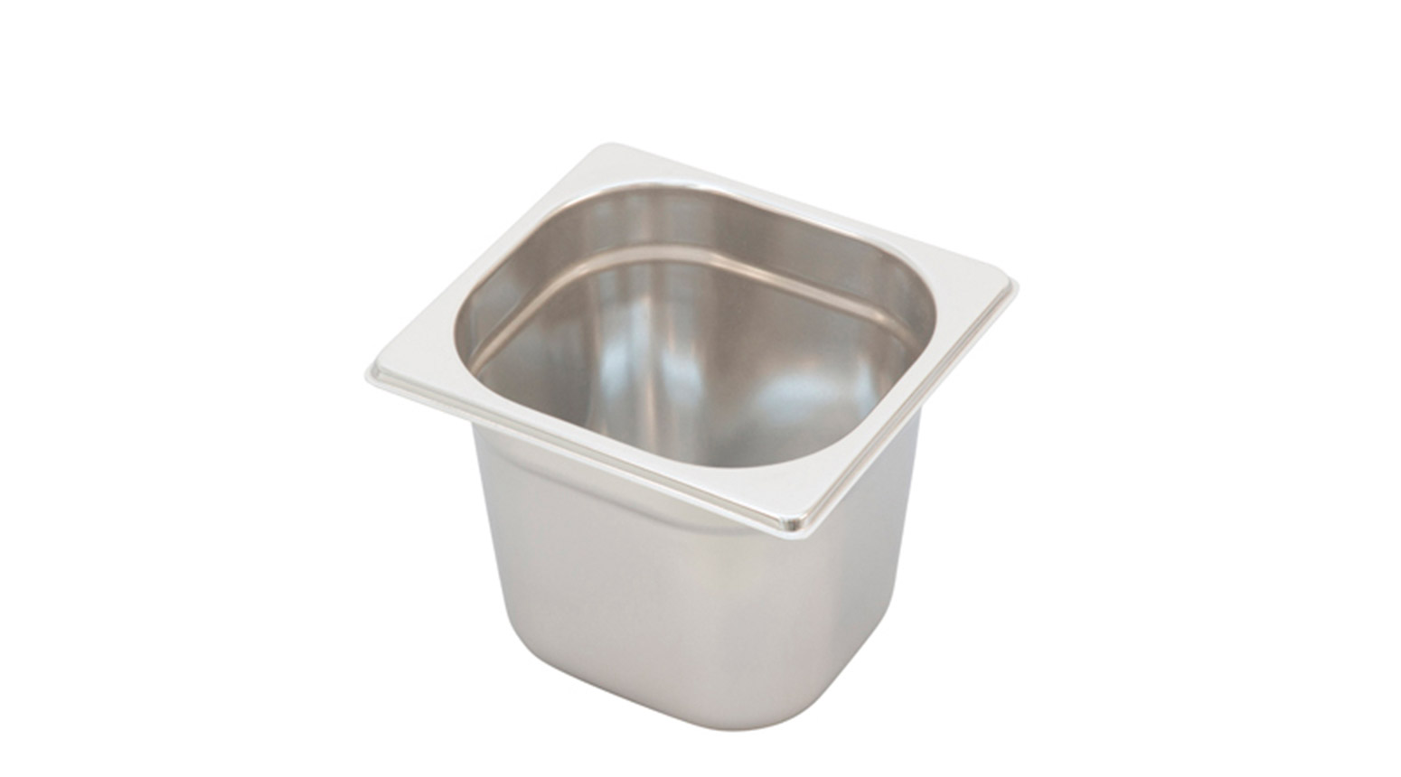 GN-Behälter, GN 1/6, 150 mm, 2.4 Liter, Edelstahl