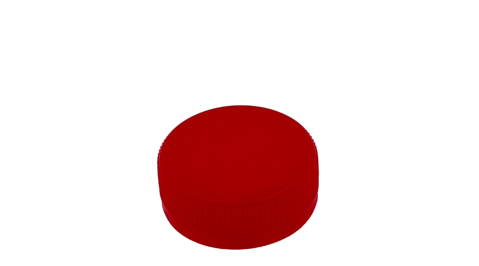 Deckel zu PET Flasche, Öffnung Ø 38 mm, rot