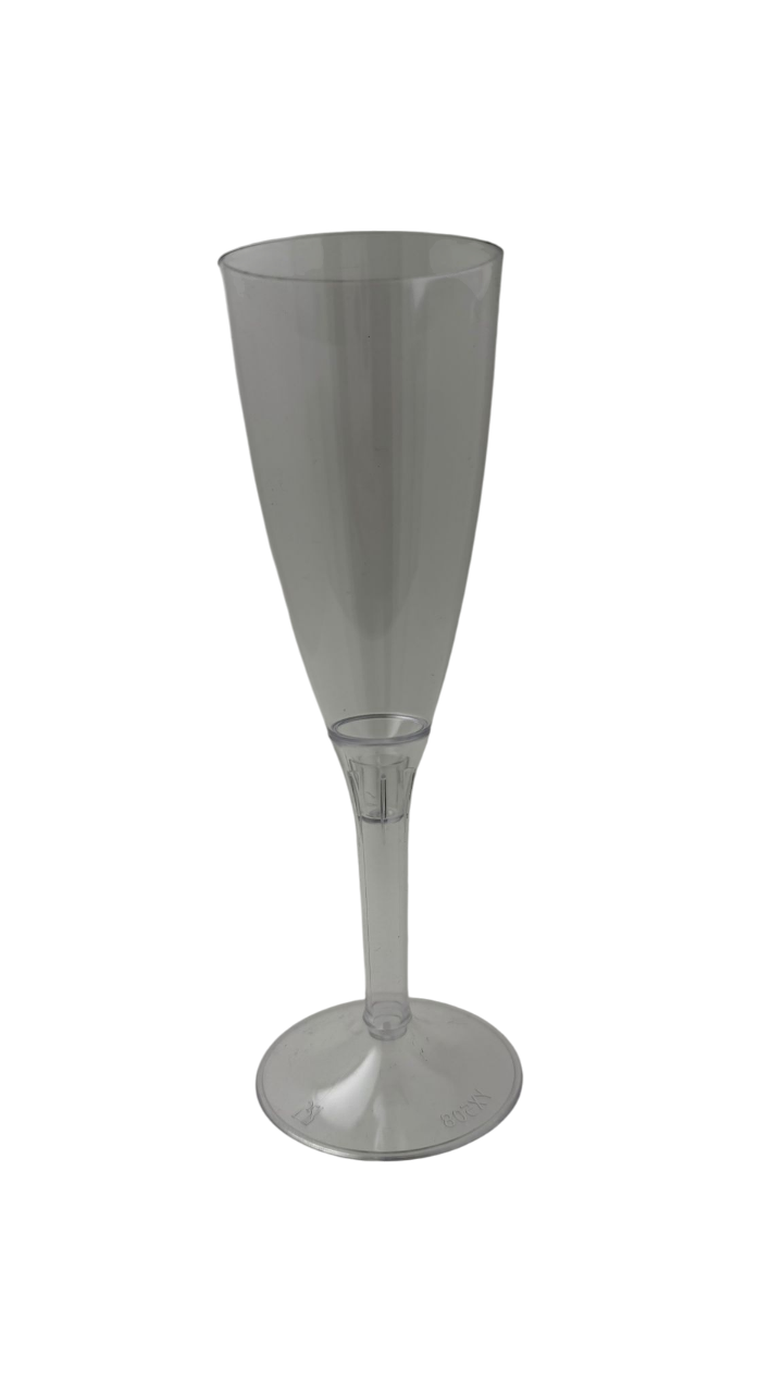 Champagnerglas 1-teilig 100 ml, PS glasklar