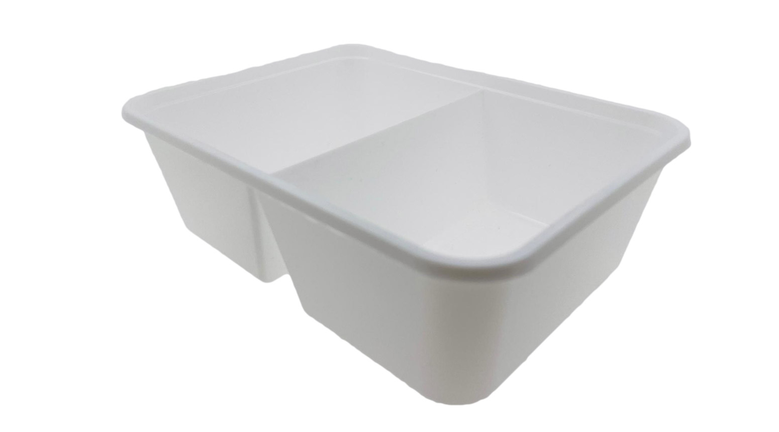 Menüschale "Premium", 2-teilig, 500 / 500 ml, weiss