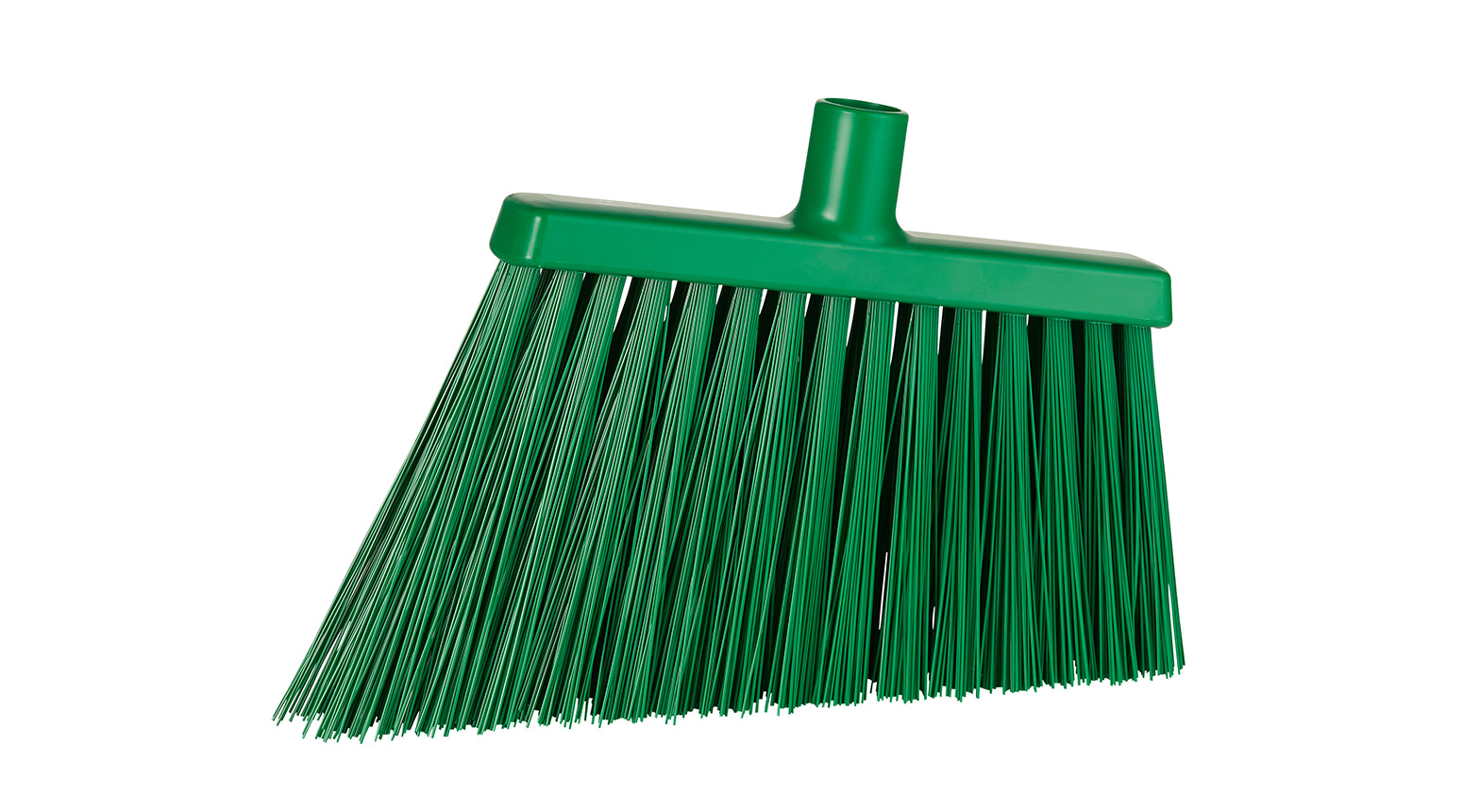 VIKAN Besen, Winkelschnitt, hart, 290 mm, grün