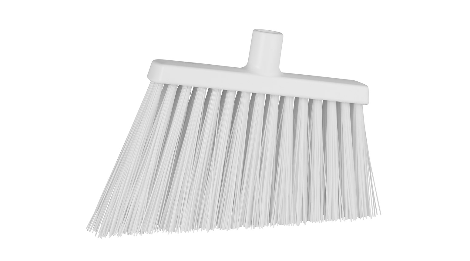 VIKAN Besen, Winkelschnitt, hart, 290 mm, weiss