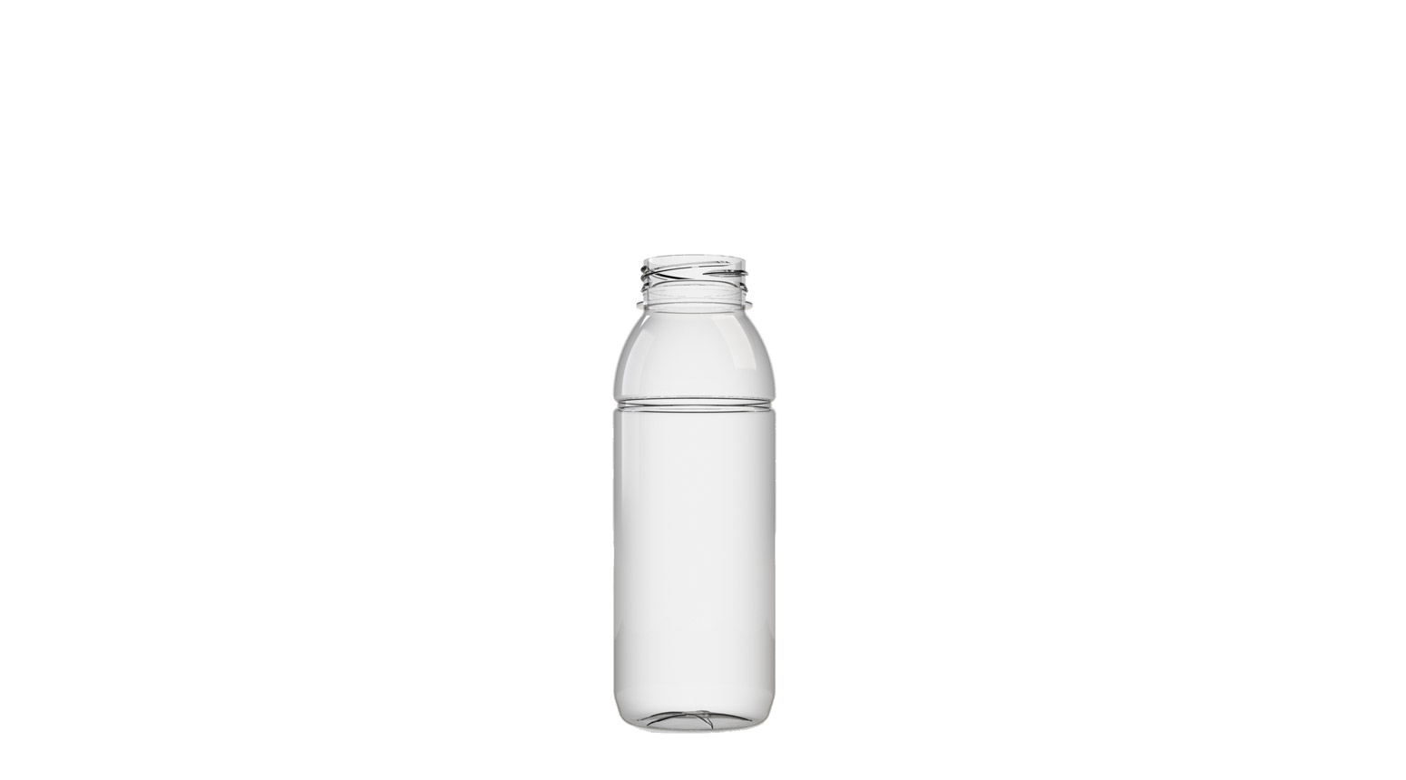 PET Flaschen, rund, 330 ml, Öffnung Ø 38 mm