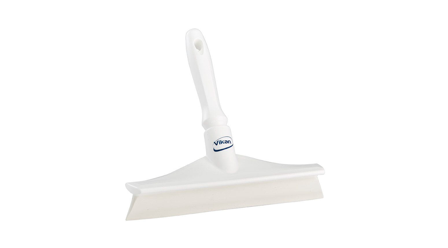 VIKAN Ultra Hygiene Abzieher mit Ministiel, 245 x 104 mm, weiss